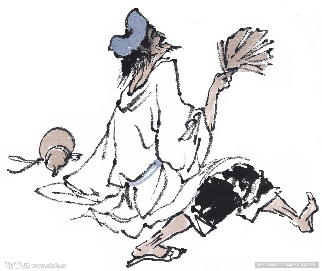 水墨風格之人物