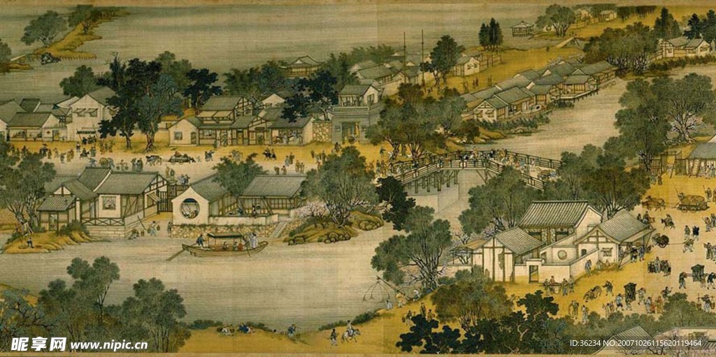 很清晰的清明上河圖
