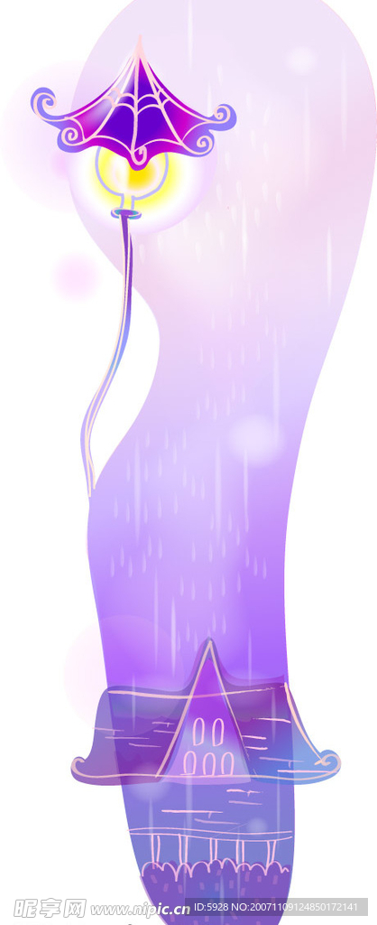 矢量卡通風景插畫