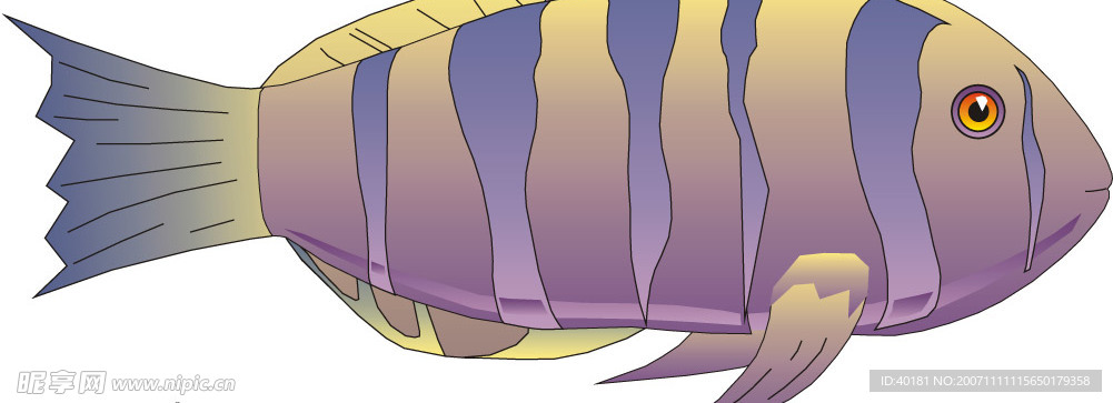 矢量魚