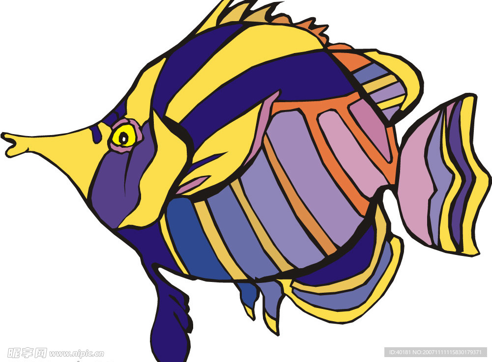矢量魚