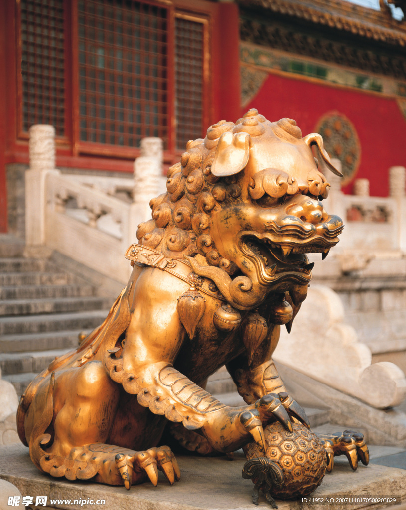石獅 銅獅