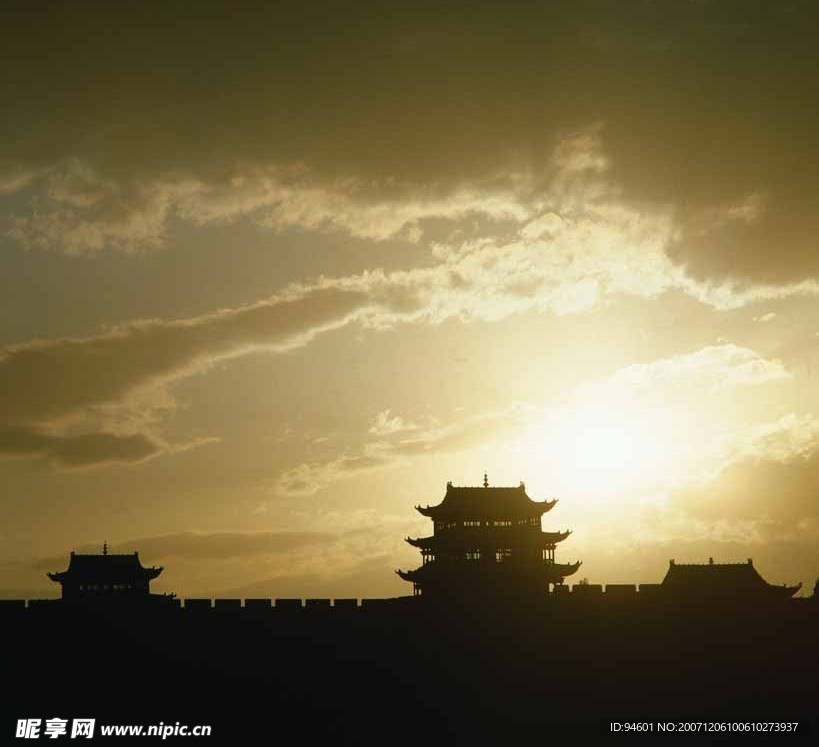 長城風景素材