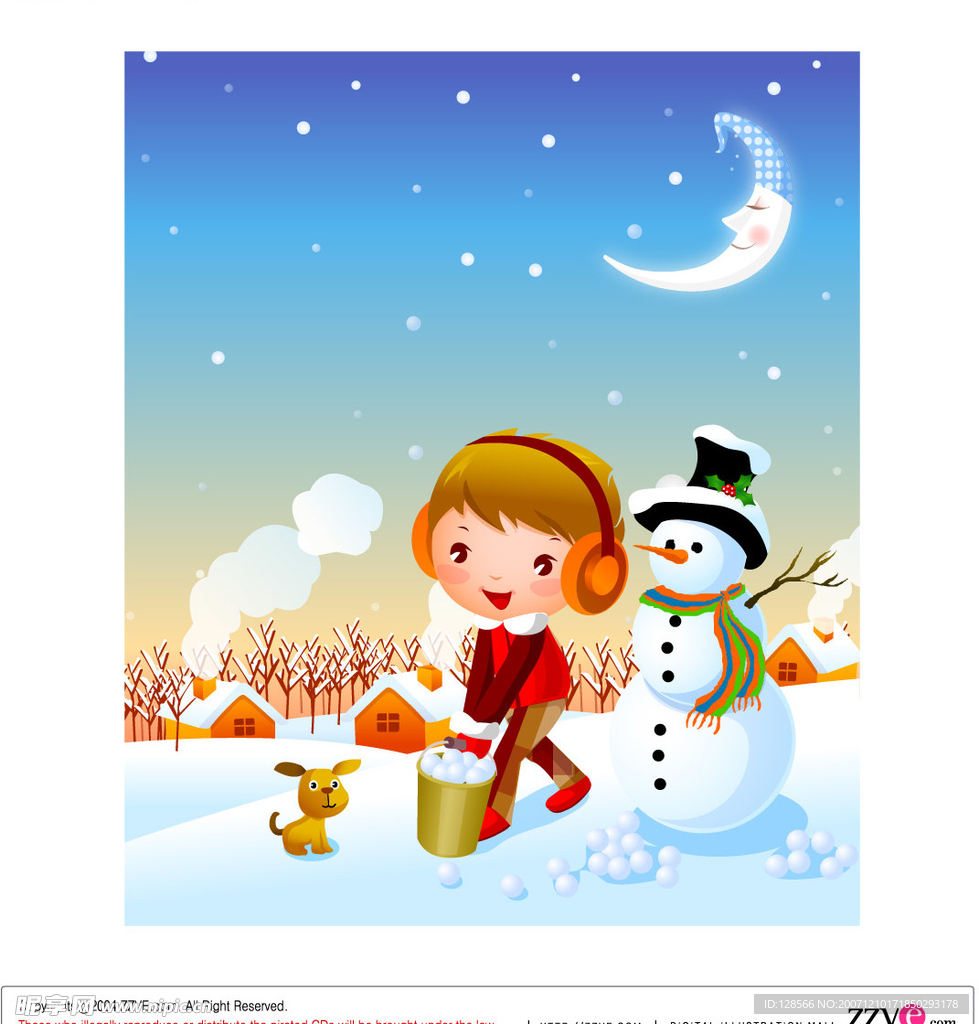 堆雪人