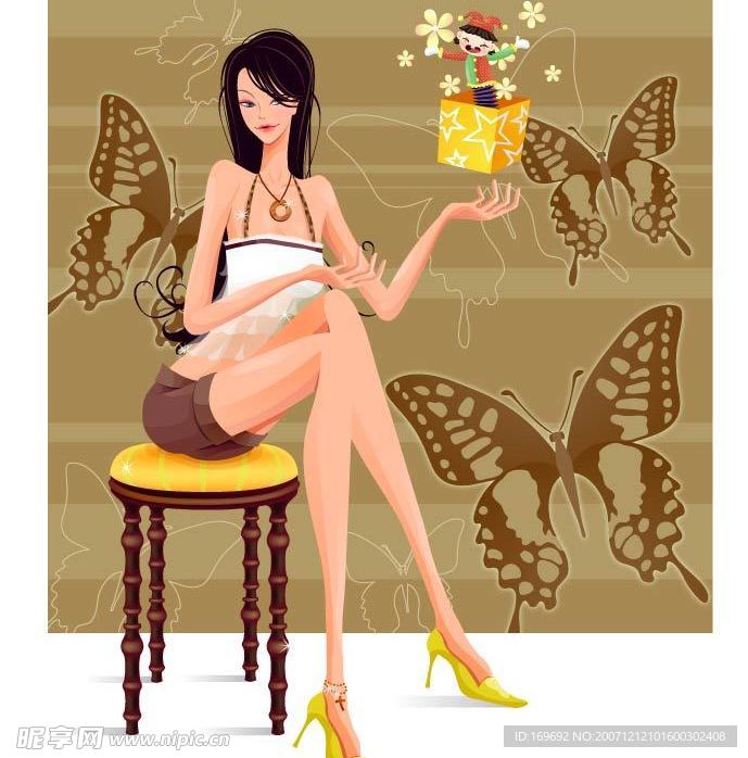 時尚精品美女