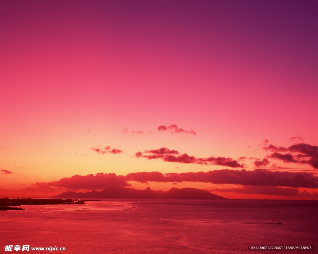海霞漫天
