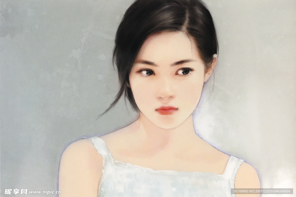 手繪美女