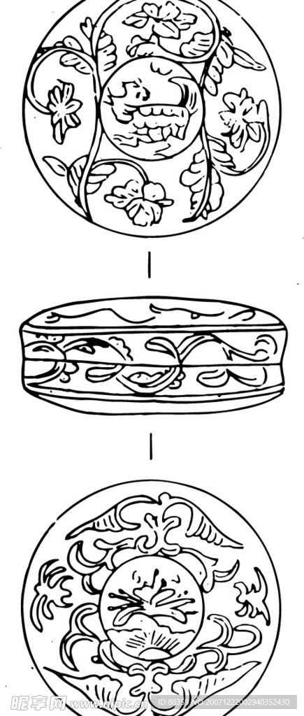 古代矢量圖案