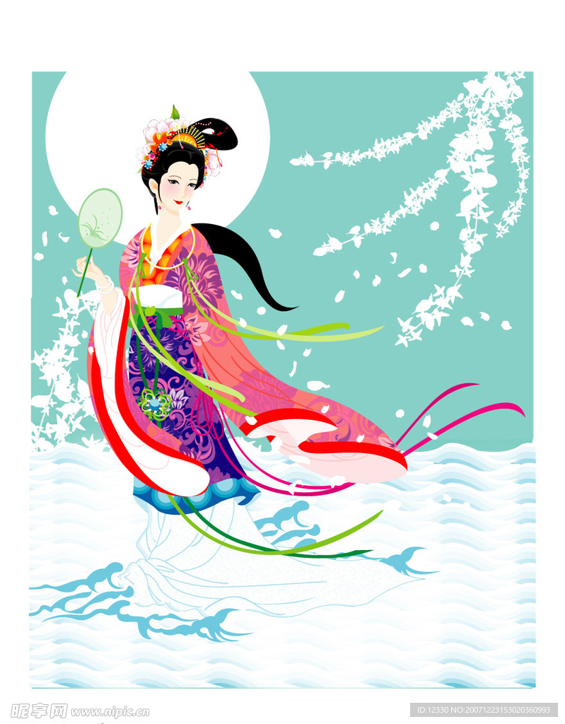 中秋素材之仙女