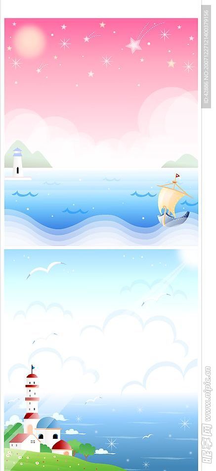 矢量春季風(fēng)景系列58