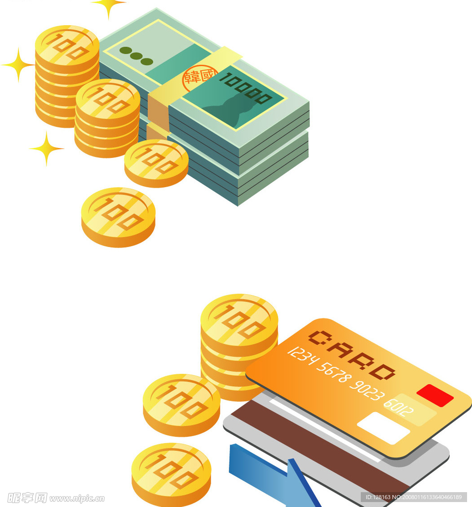 金錢 銀行卡
