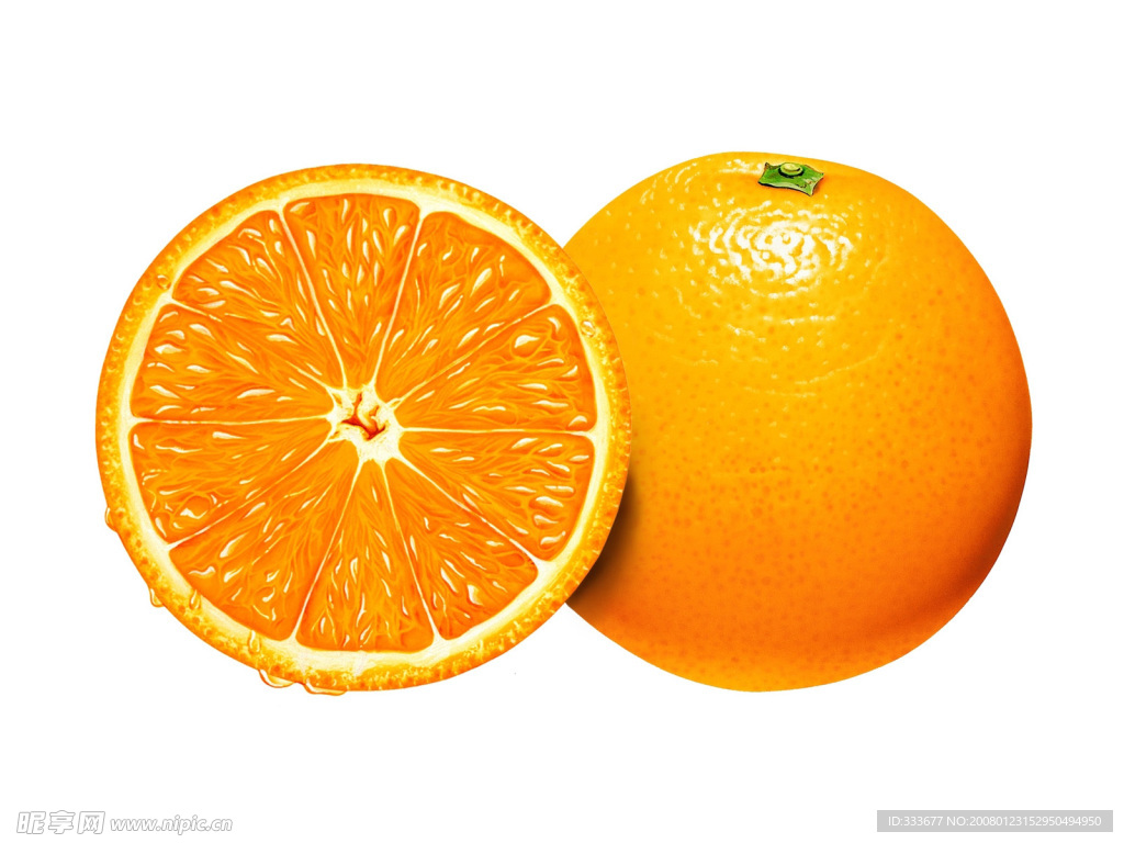逼真水果系列之橙子