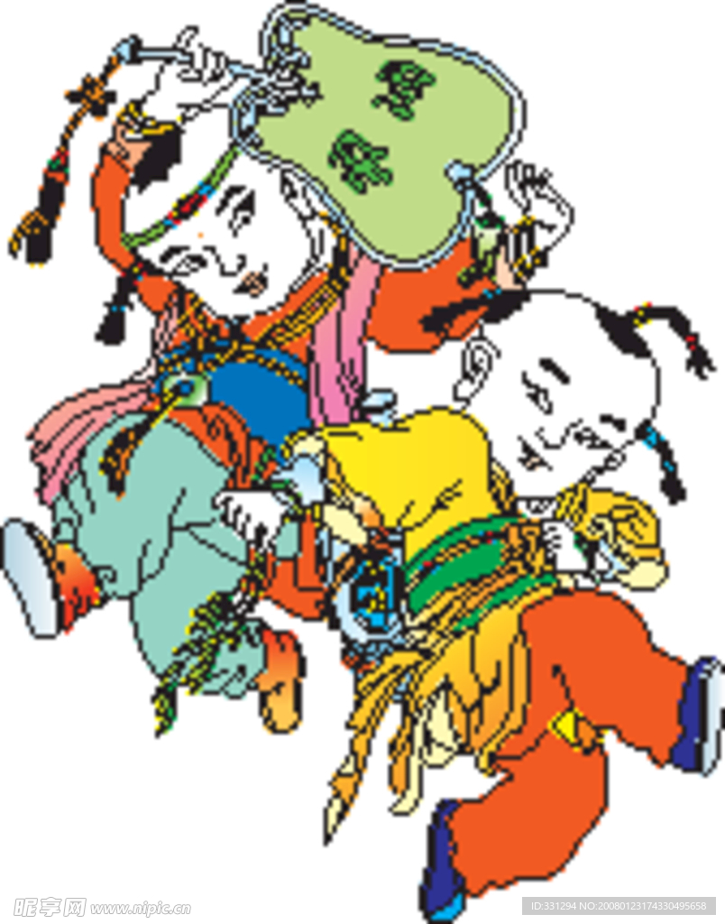 中國傳統娃娃圖02