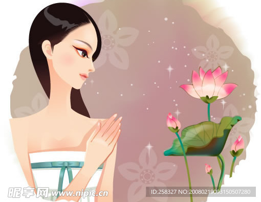 矢量時(shí)尚美女