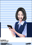 AI 女生 矢量素材