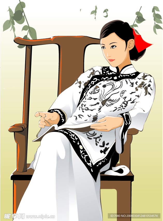 椅子與女人