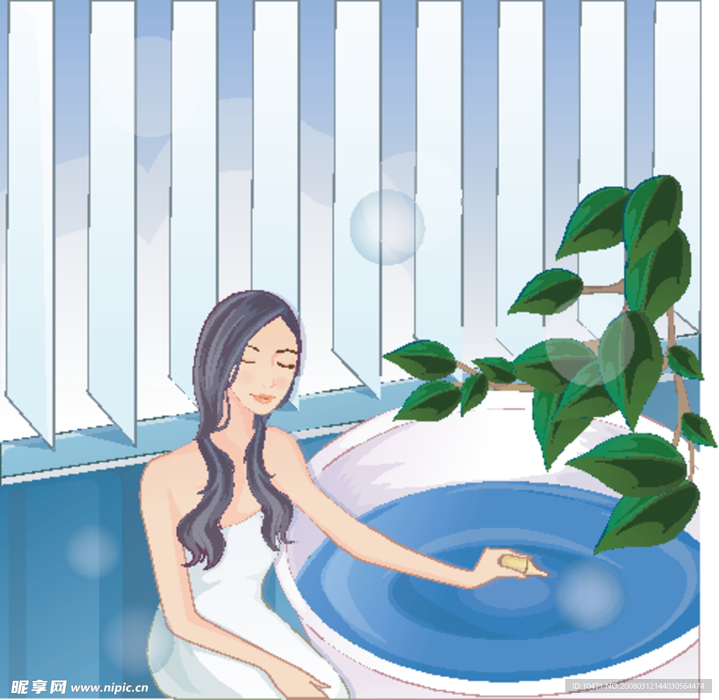 時尚漫畫少女