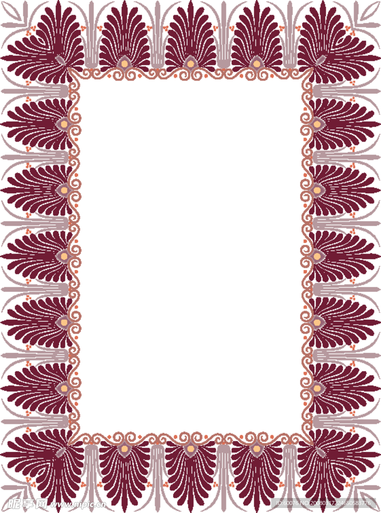 矢量古典邊框 花邊 花紋