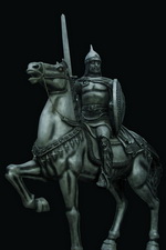 骑马武士塑像