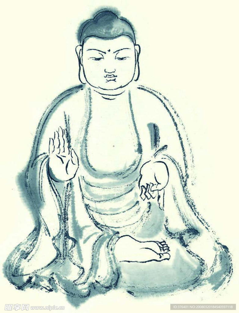 古典墨畫人物素材