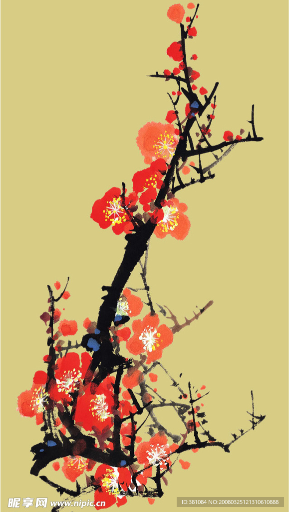 寫意梅花