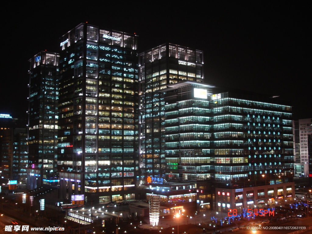 中關(guān)村科技園夜景