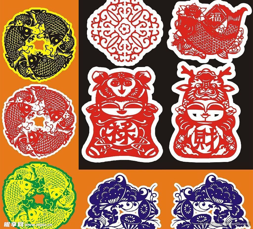 矢量吉祥貼花