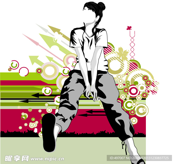 矢量女孩