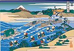 日本浮仕绘与彩绘 风景和人物