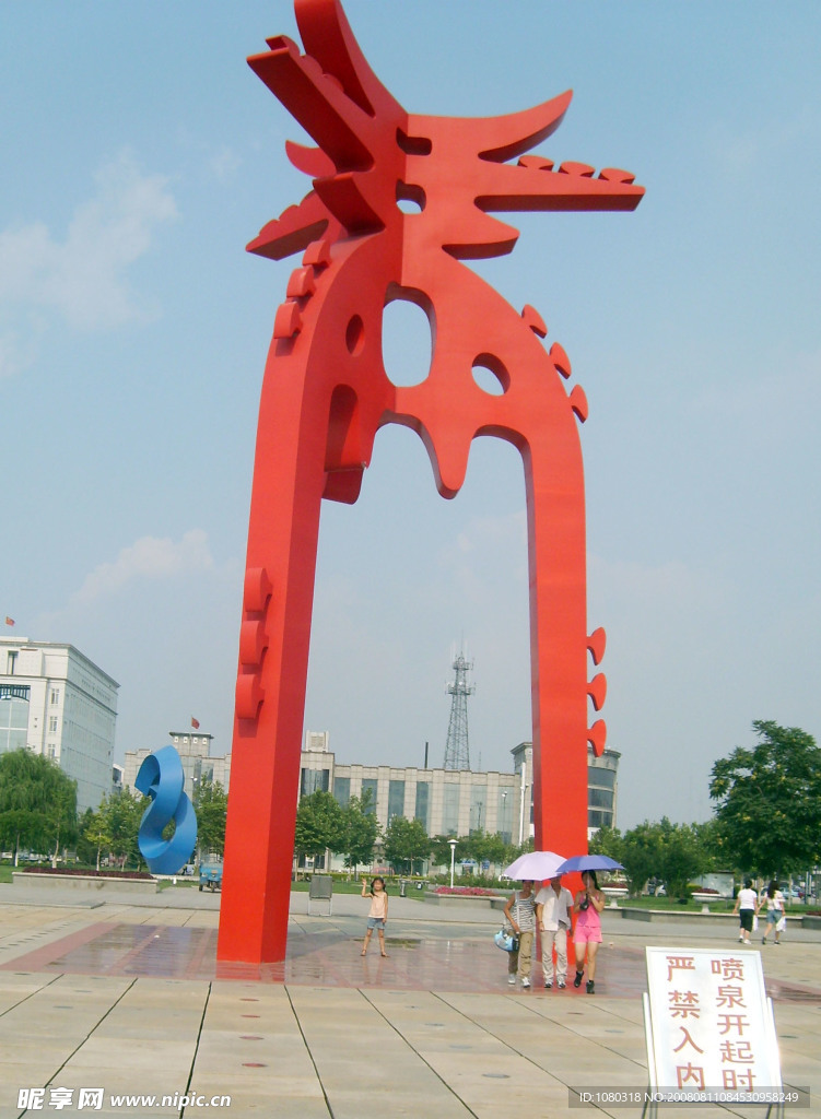 杨柳青广场艺术建筑