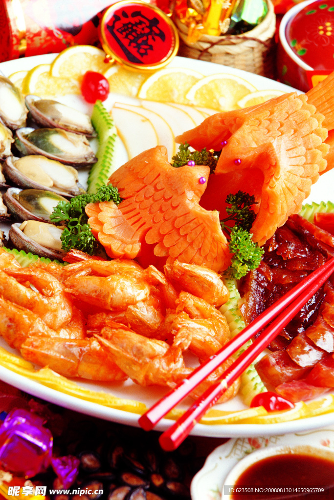 家常菜（蝦香腸）