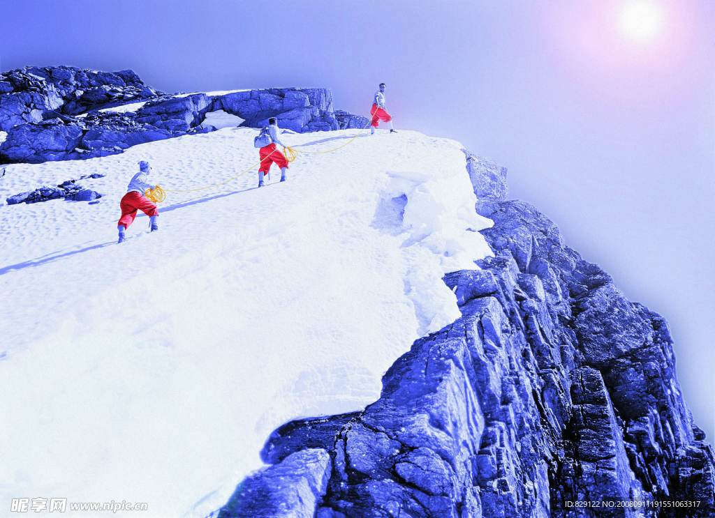 雪中登山