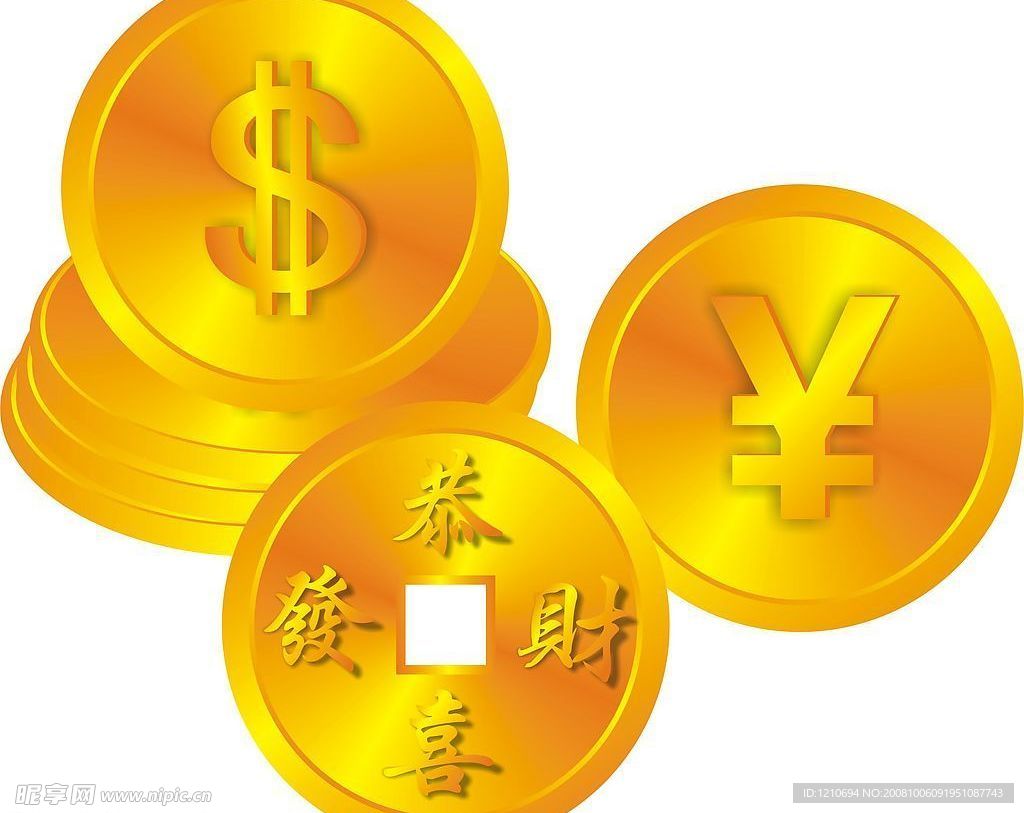 金幣矢量圖