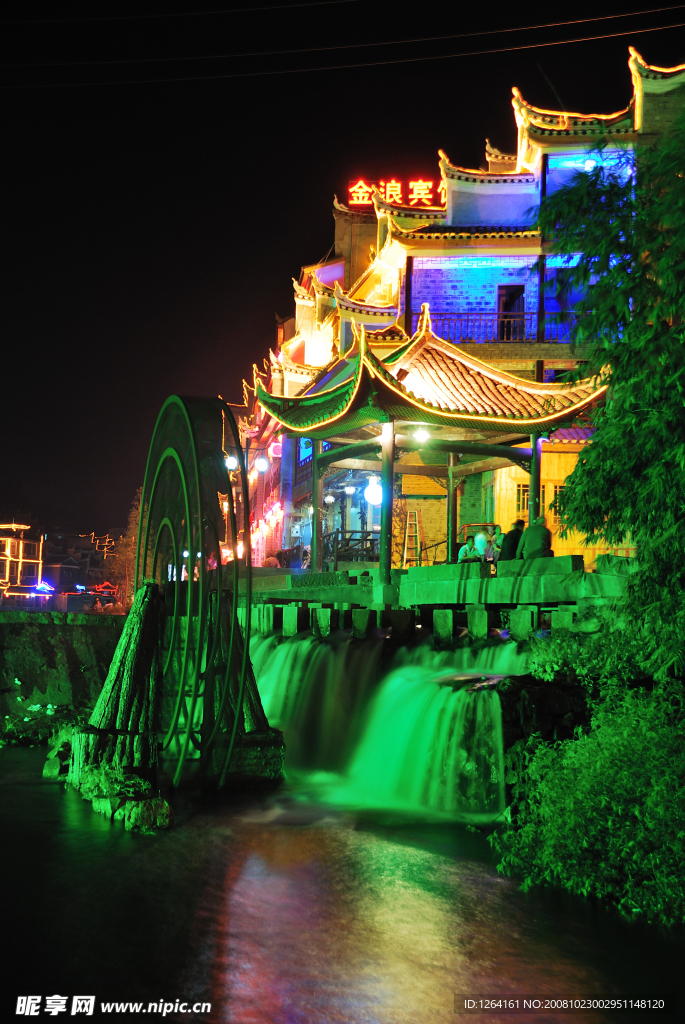 迷人的夜景