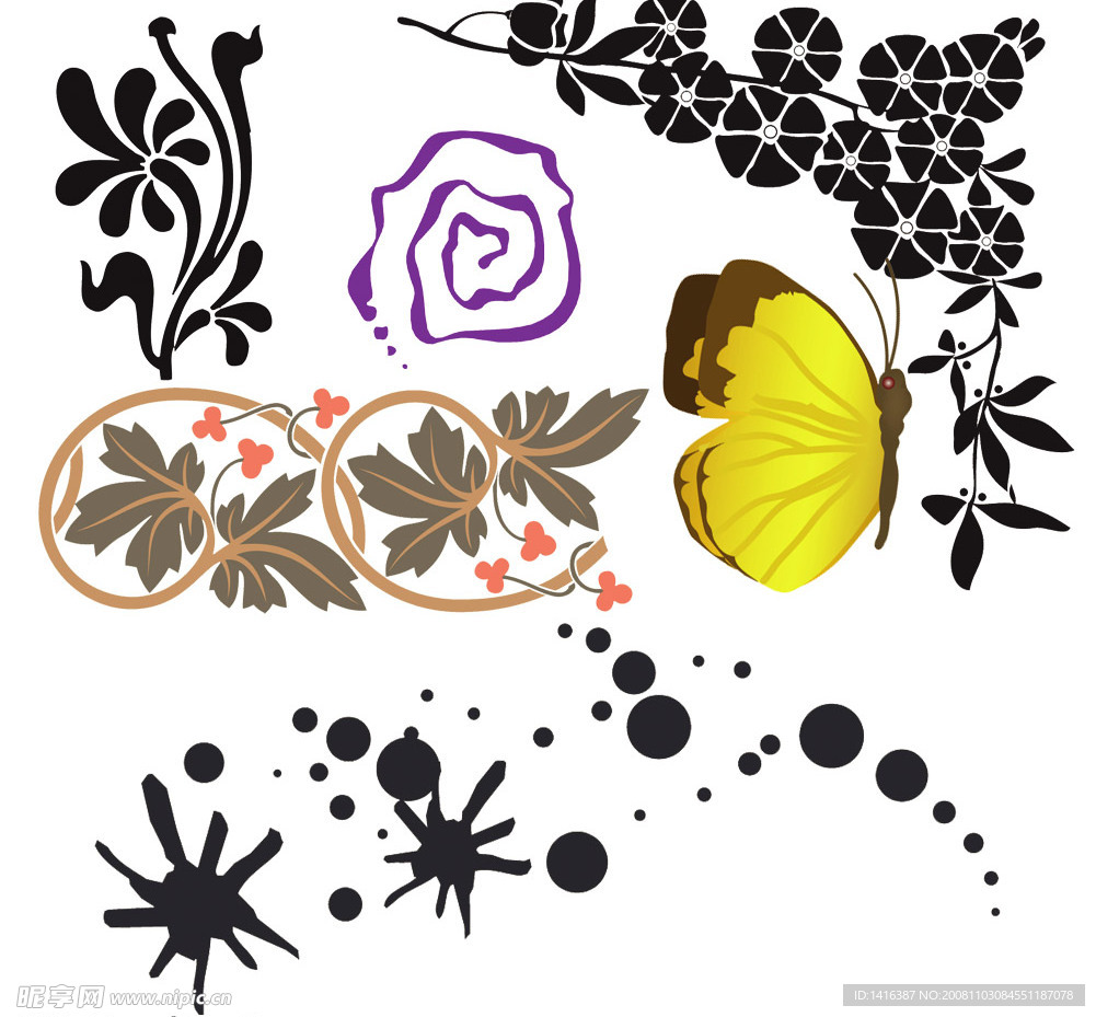 時(shí)尚花邊