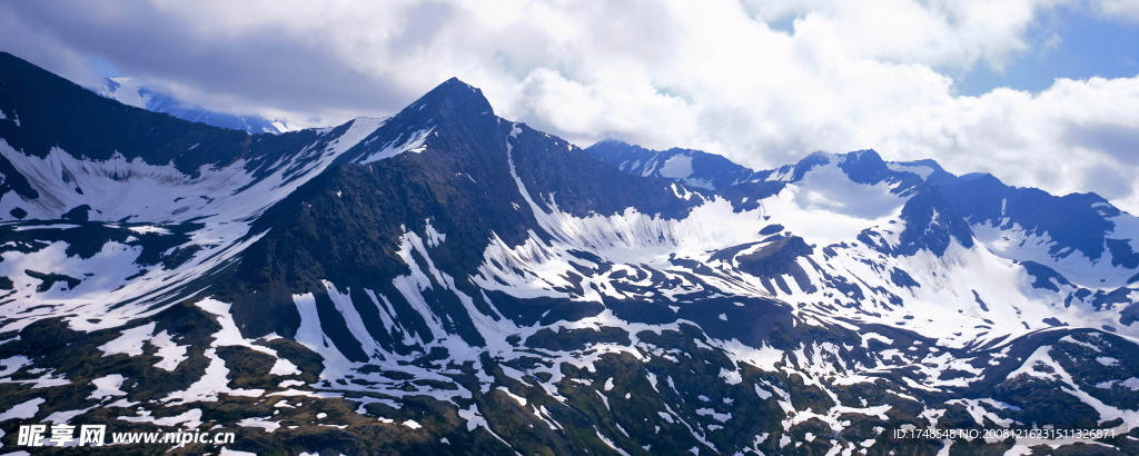 風景   高山   雪景