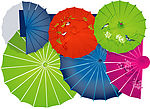 中国传统风格的伞