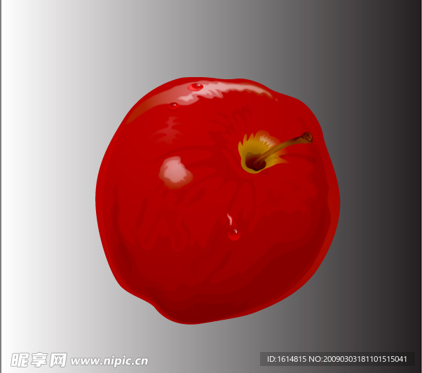 诱人的红苹果