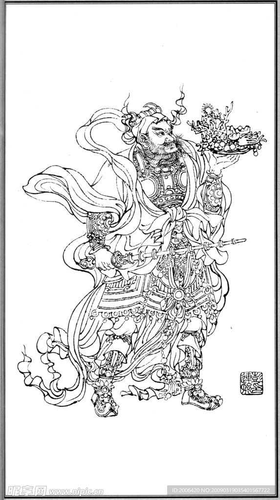 中国神话人物046赵公明