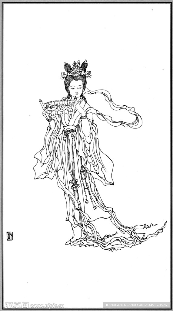 中國神話人物094梨園仙子
