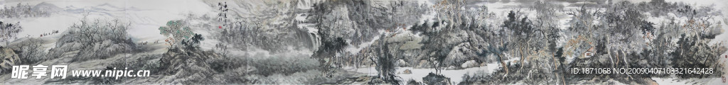 孫劍水墨作品