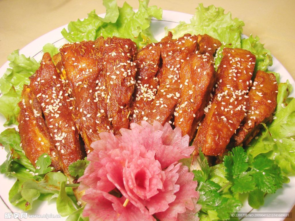 炒烤羊排