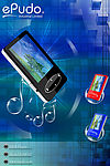 电子产品海报MP3MP4海报科技海报