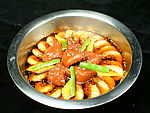红油大虾煮猪蹄