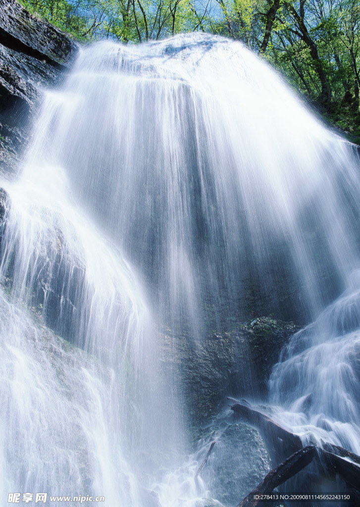 溪水 瀑布 涌泉 流水 山泉