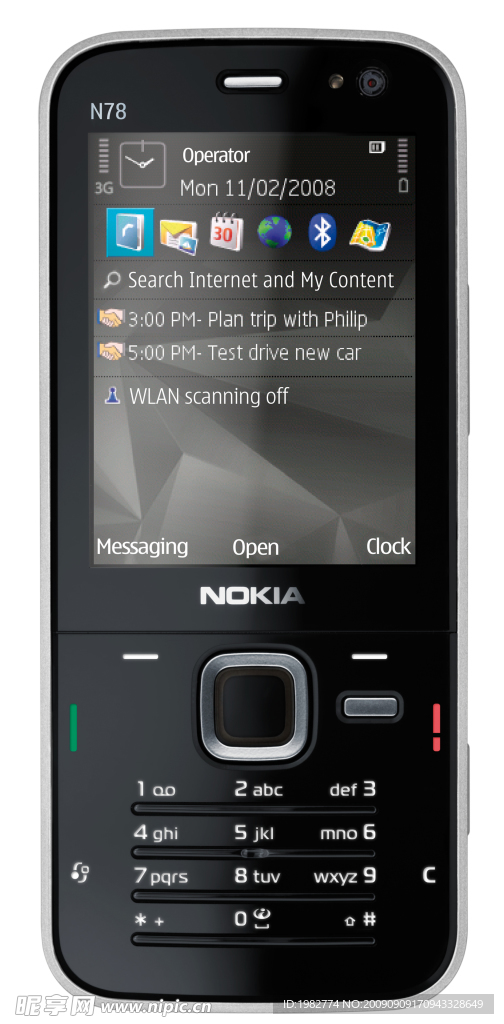诺基亚NOKIA N78手机高清图片