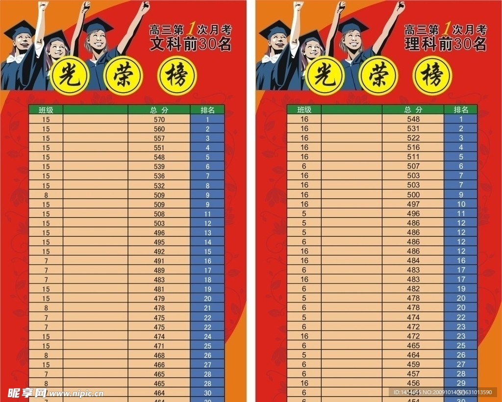 光榮榜
