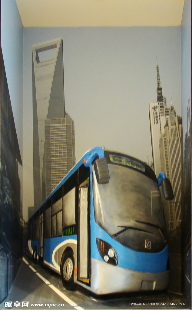 上海交通局新能源汽车模型