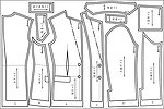 2 04 毛样板设计（1 5） 单排扣女西装