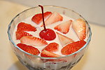 草莓西米捞